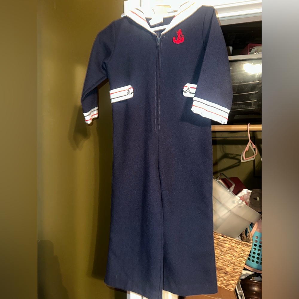 Vintage toddler sailor outfit